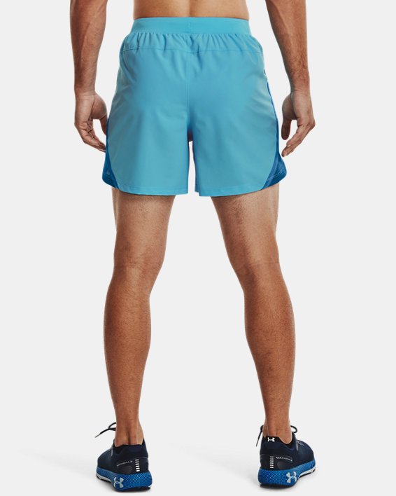 Men's UA Launch Run 5" Shorts, Blue, pdpMainDesktop image number 1